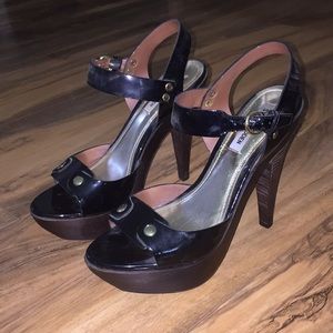 Black and Brown Steve Madden Heels